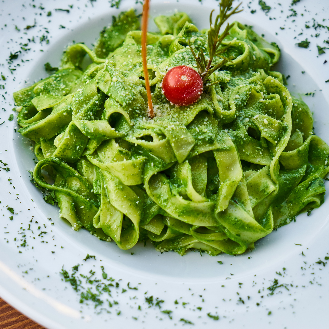 Spaghetti au pesto breton