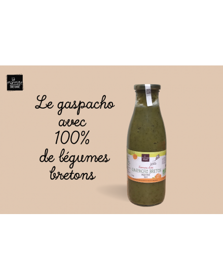 Gaspacho Breton Courgettes concombre menthe (750ml)