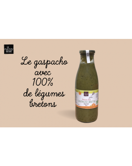 Soupe bio carottes sarrasin coriandre végétarienne 750 ml Conserverie artisanale de légumes Bio breton. La Marmite Bretonne. Plougoumelen. Golfe du Morbihan. Spécialités au sarrasin