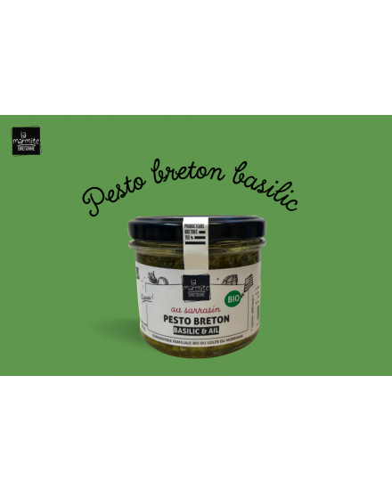 Pesto Breton au sarrasin Basilic & Ail (90 g)