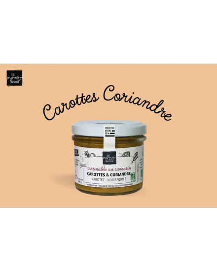 Tartinable au sarrasin Carottes Coriandre (100g)